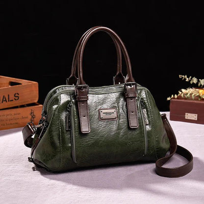 Genuine Leather Handbag - Alice
