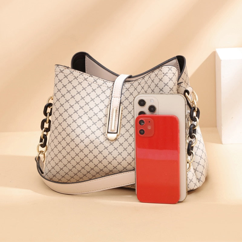 Leather Handbag - Yalena