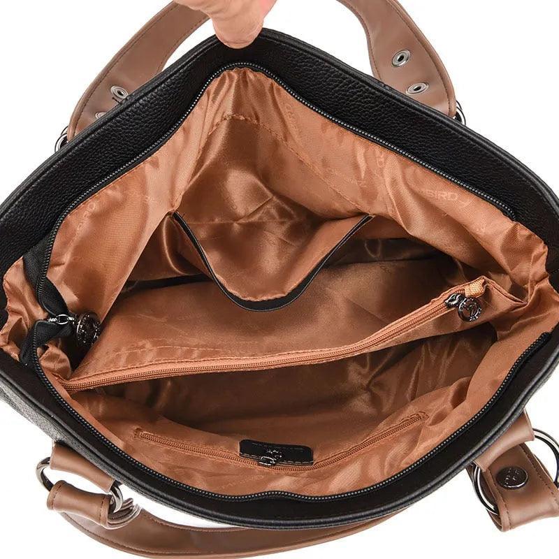 Genuine Leather Handbag - Anne Country