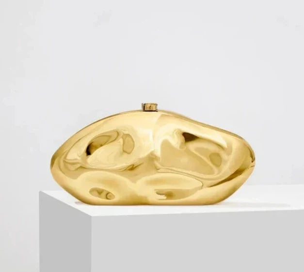 Nicole Metallic Clutch Handbag