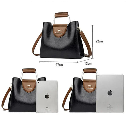 Genuine Leather Handbag - Maya