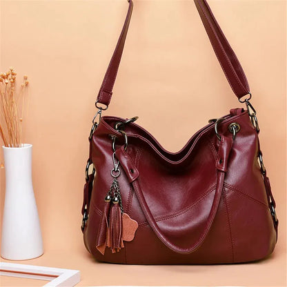 Genuine Leather Handbag - Catharina
