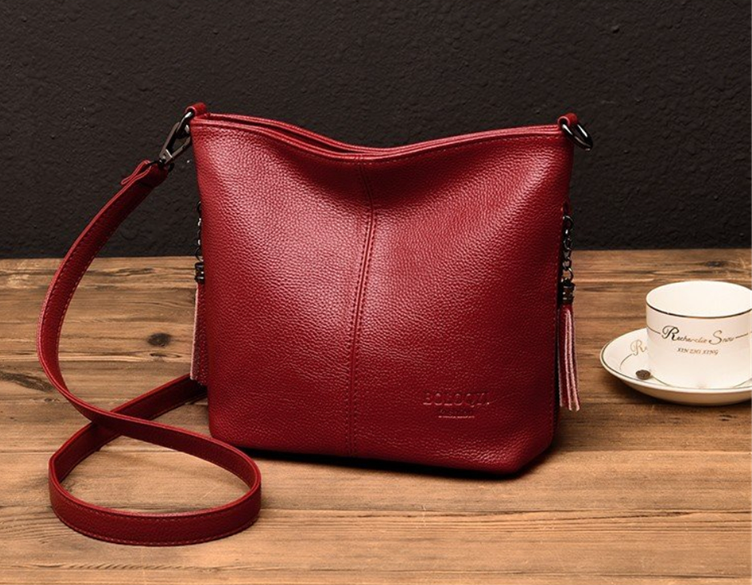 Leather Handbag - Mireya