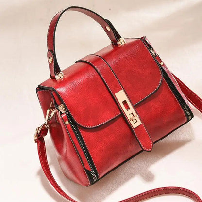 Genuine Leather Handbag - Nina
