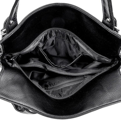 Genuine Leather Handbag - Daisy