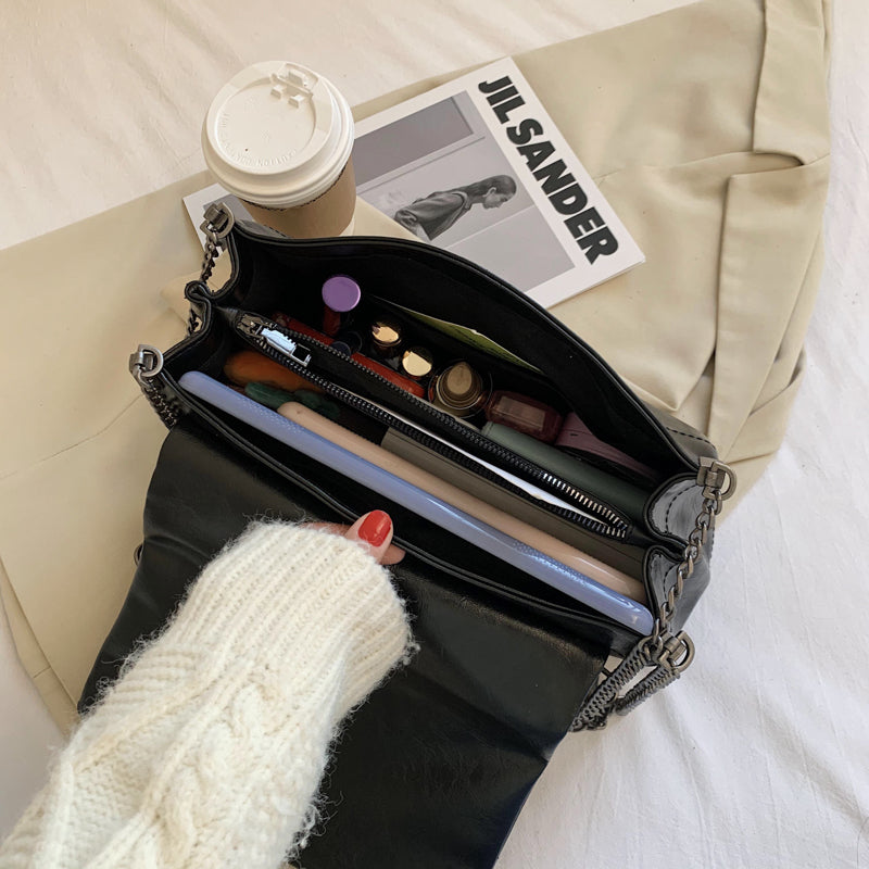 Genuine Leather Handbag - Elaia