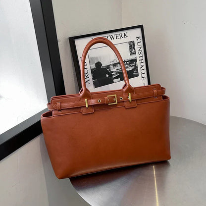 Genuine Leather Handbag - Faye