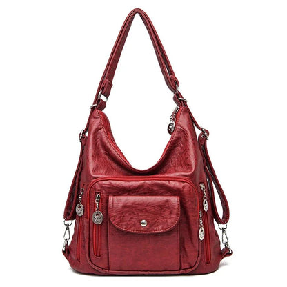 Genuine Leather Women's Handbag - Lim