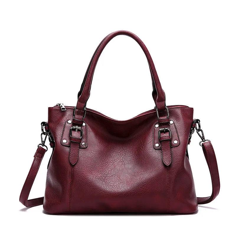 Genuine Leather Handbag - Adrena