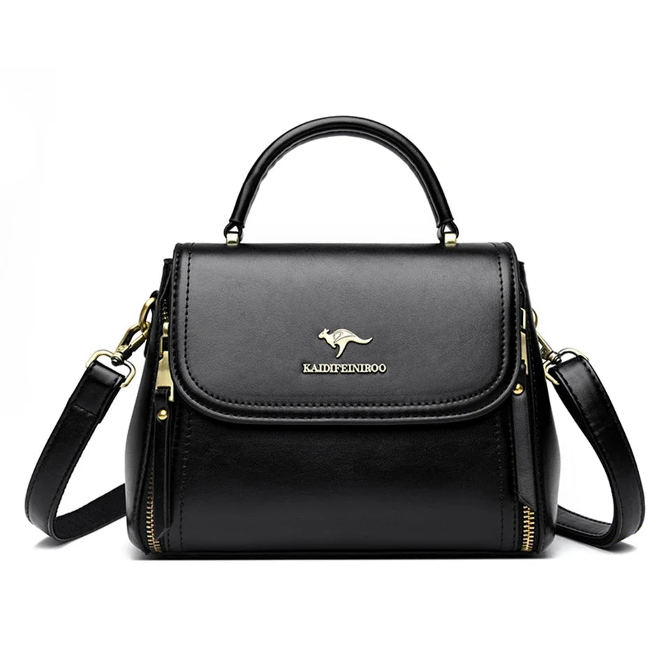 Handbag in Genuine Leather - Liora
