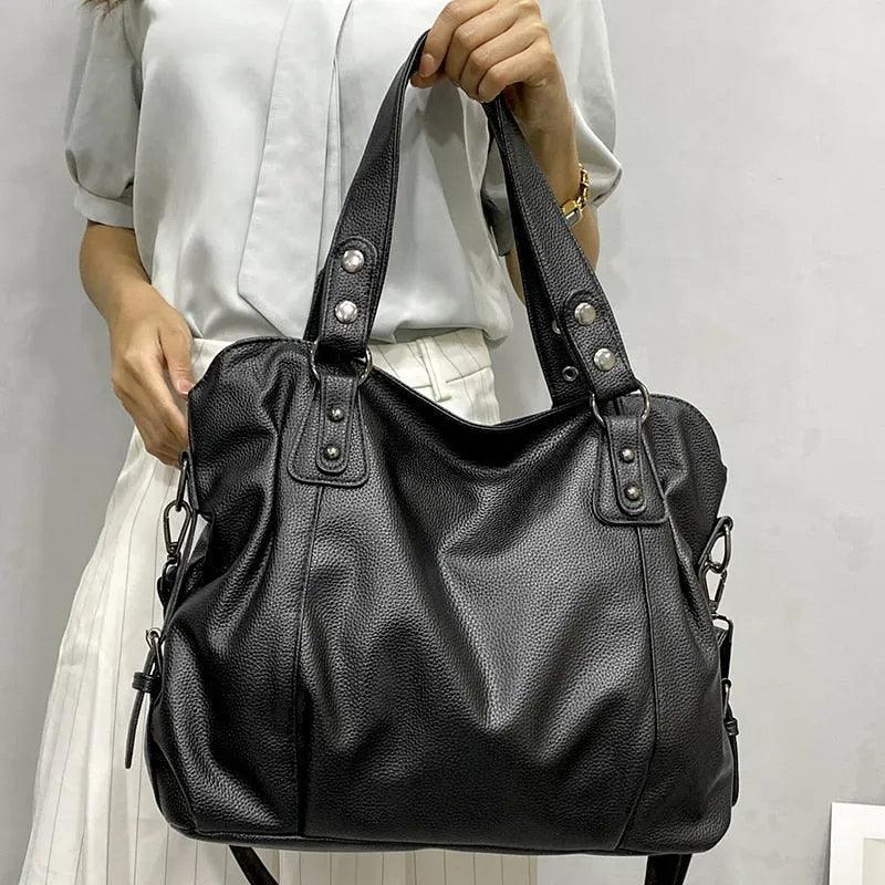 Genuine Leather Handbag - Diane