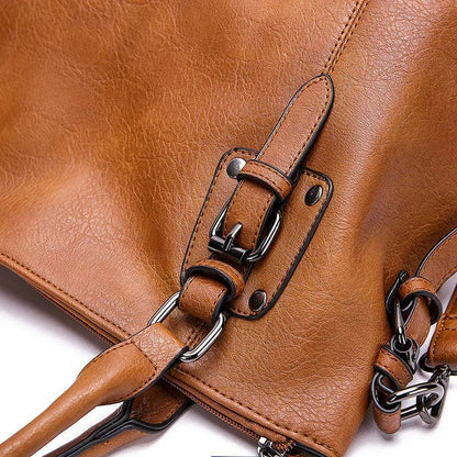 Genuine Leather Handbag - Adrena