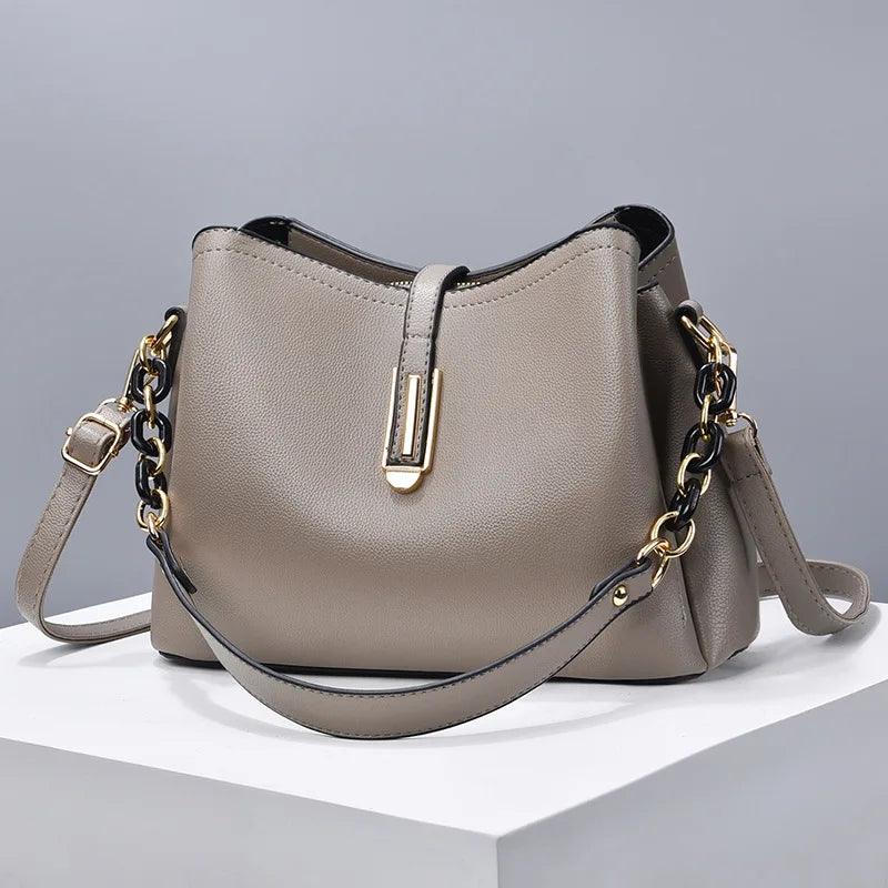 Genuine Leather Handbag - Brail