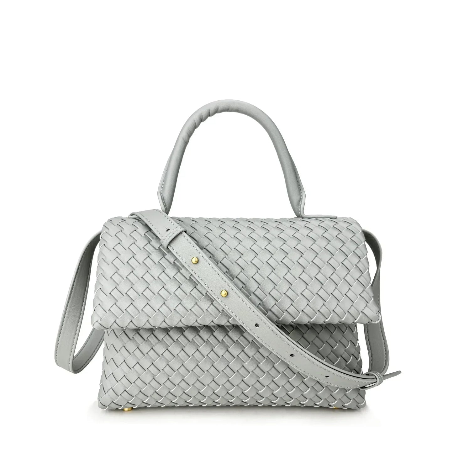 Débora Woven Genuine Leather Bag