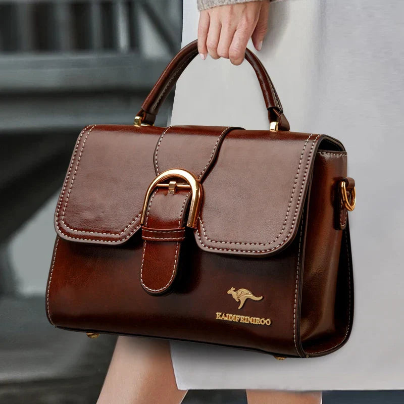 Handbag in Genuine Leather - Nyra