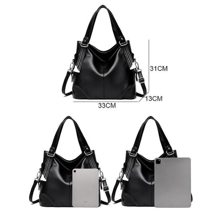 Genuine Leather Handbag - Daisy