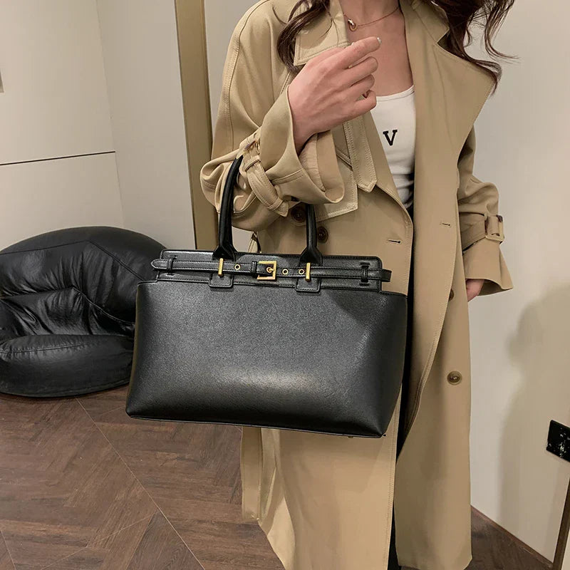 Genuine Leather Handbag - Faye