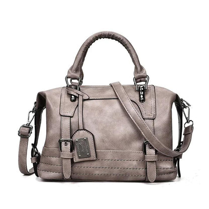 Genuine Leather Handbag - Rafaela
