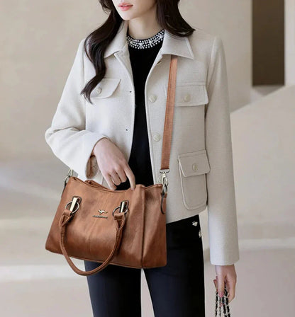 Genuine Leather Handbag - Adira