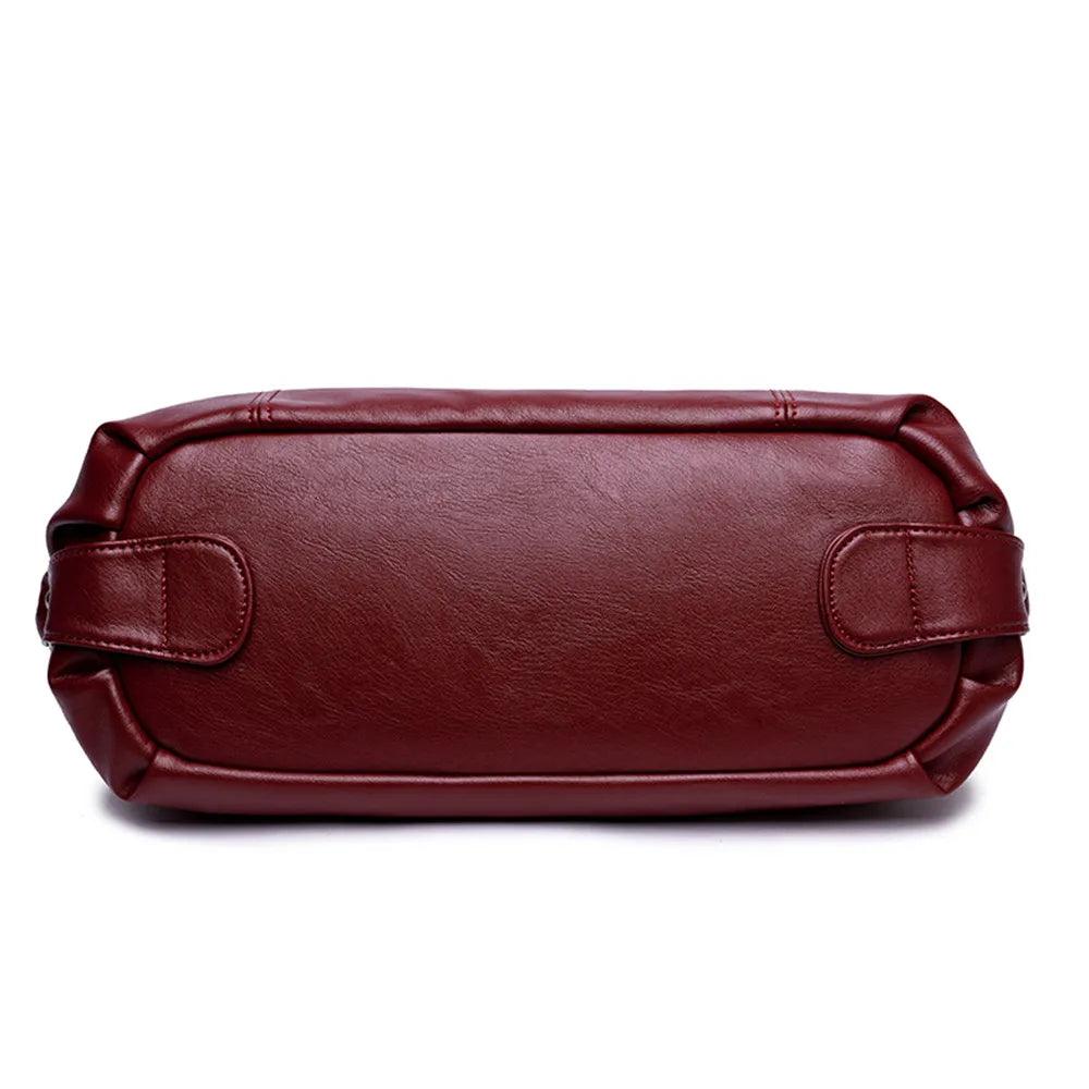 Genuine Leather Handbag - Catharina