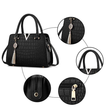 Genuine Leather Handbag - Veneza