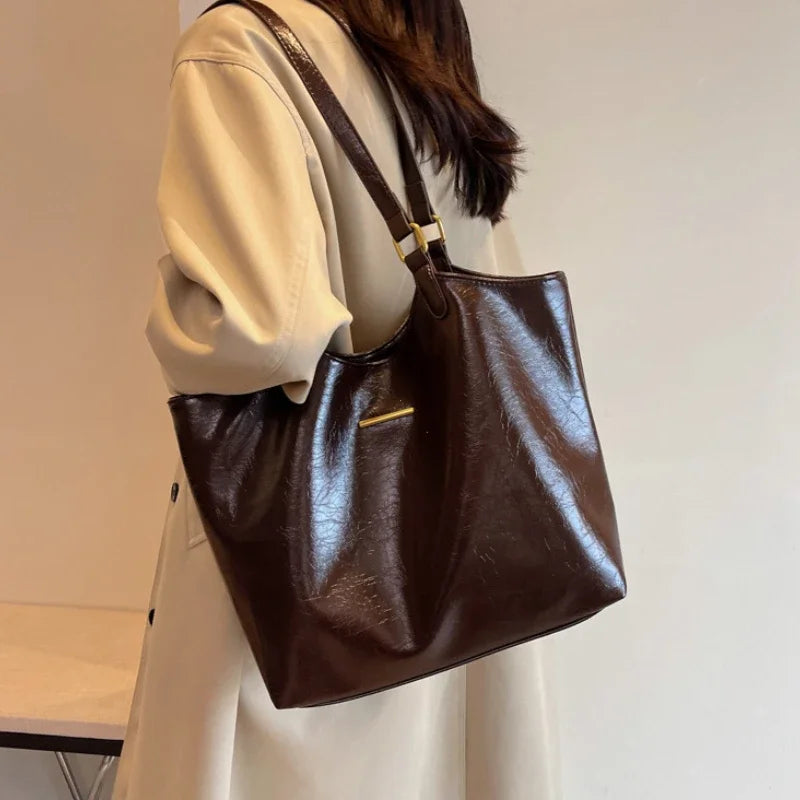 Genuine Leather Handbag - Bless