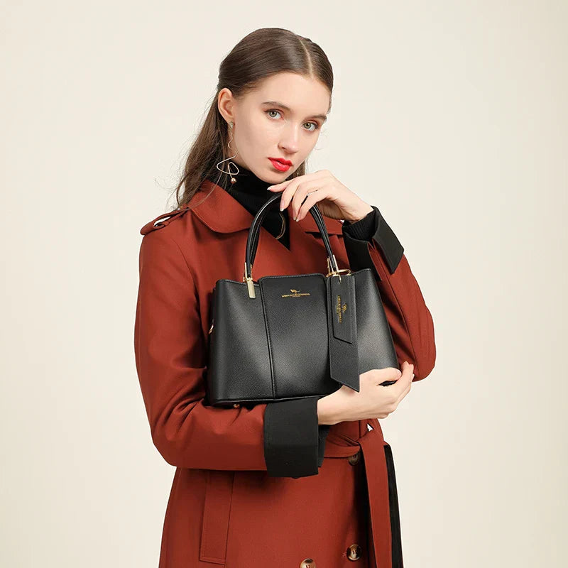 Genuine Leather Women's Handbag - Tamar