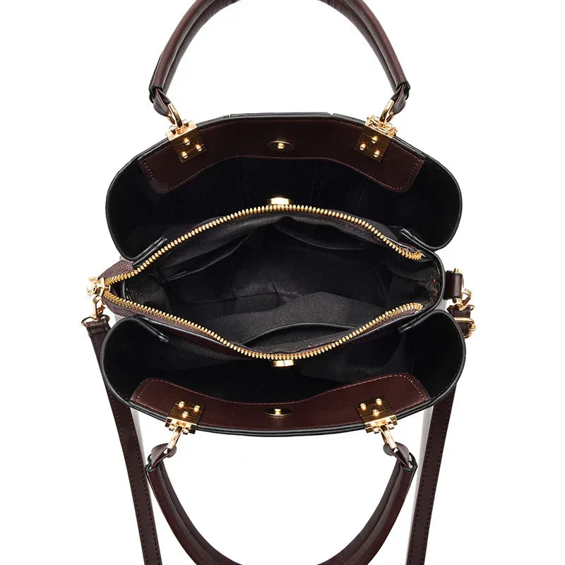 Genuine Leather Handbag - Linua