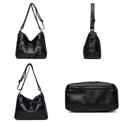 Genuine Leather Handbag - Maria