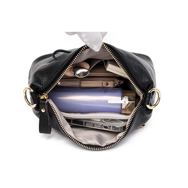 Genuine Leather Handbag - Tatiana