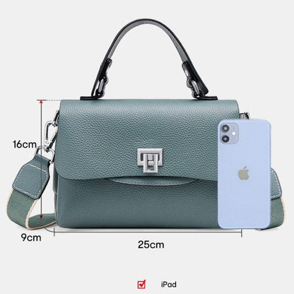 Compact Genuine Leather Handbag - Melbourn