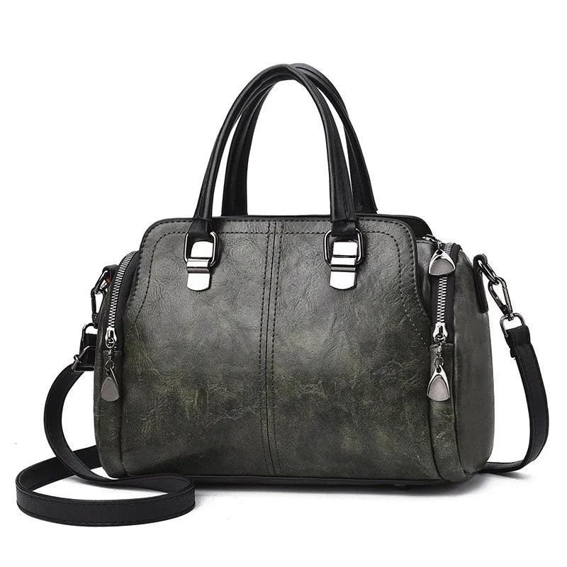 Genuine Leather Handbag - Aurora