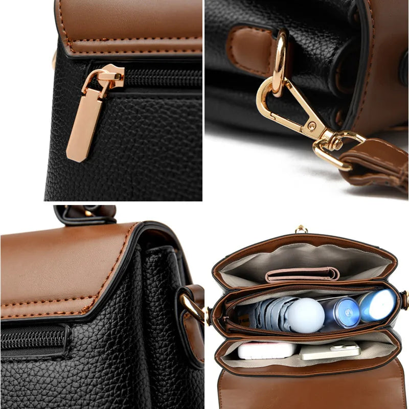Handbag in Genuine Leather - Luxary