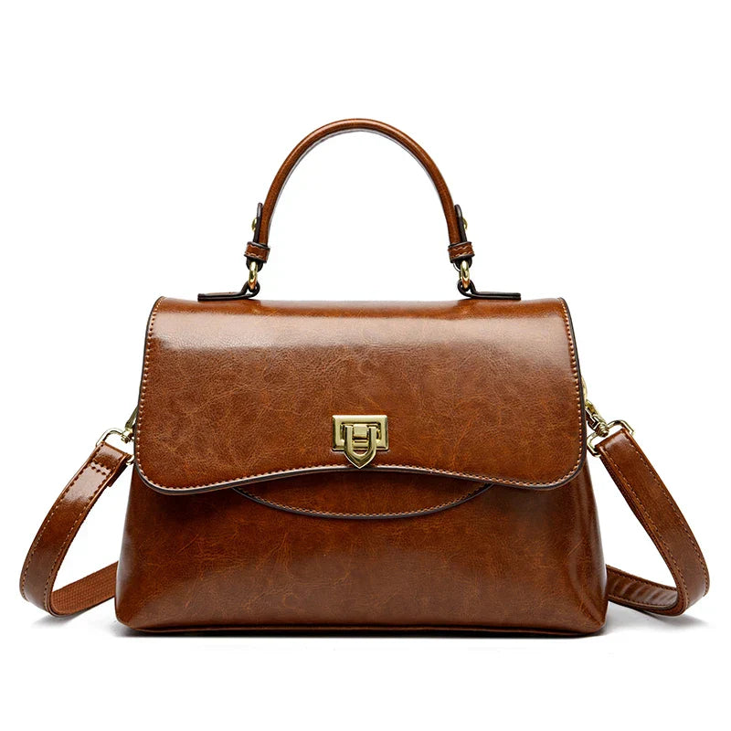 Handbag in Genuine Leather - Sienna