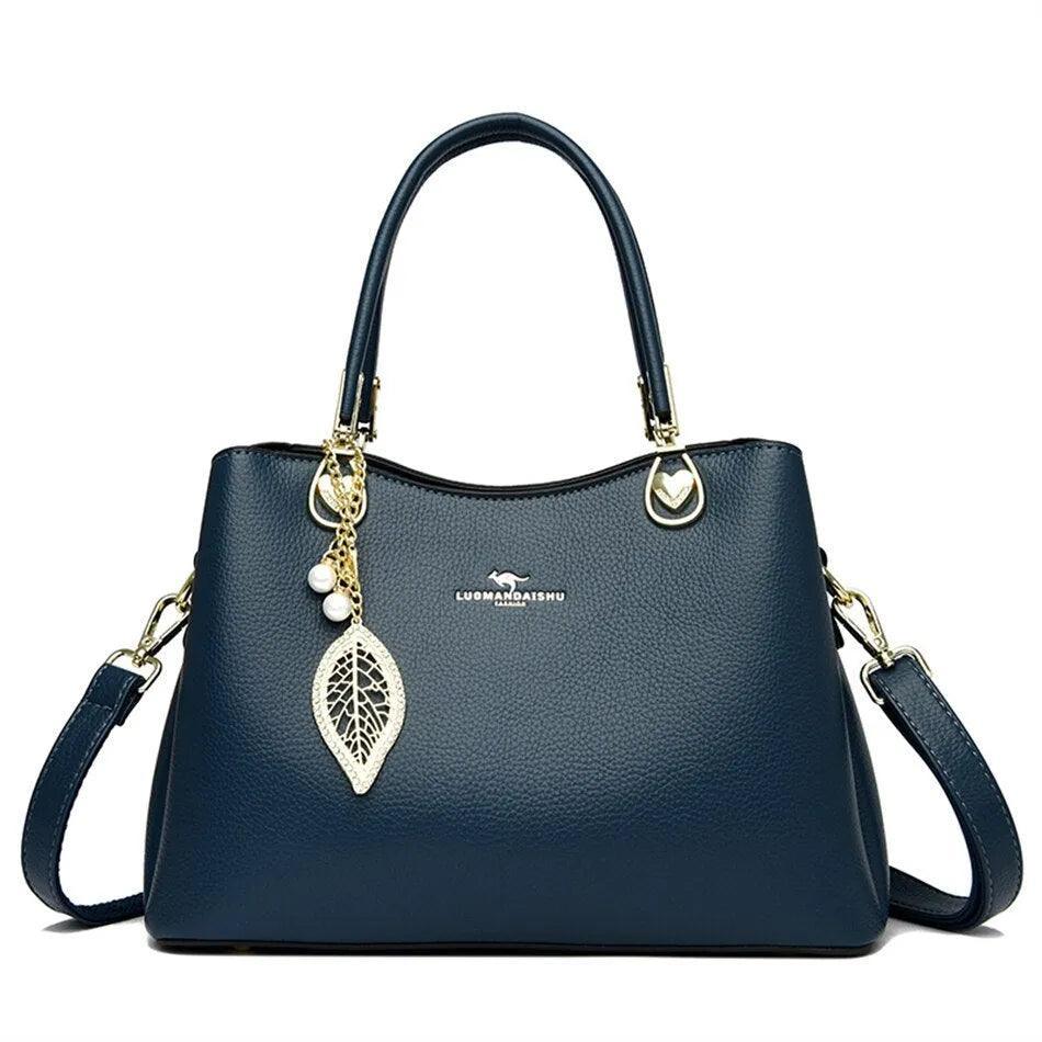 Genuine Leather Handbag - Luxily