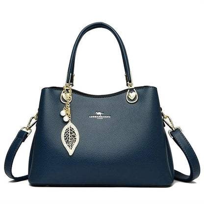 Genuine Leather Handbag - Luxily