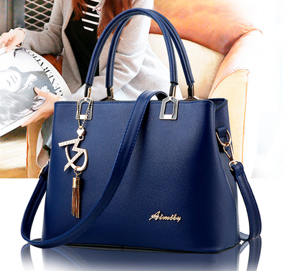 Leather Handbag - Zayna