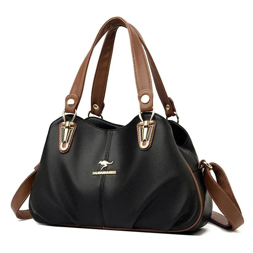 Genuine Leather Handbag - Uiva