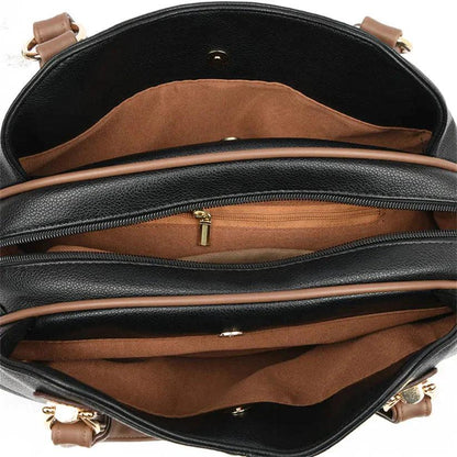 Genuine Leather Handbag - Uiva