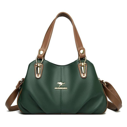 Genuine Leather Handbag - Uiva
