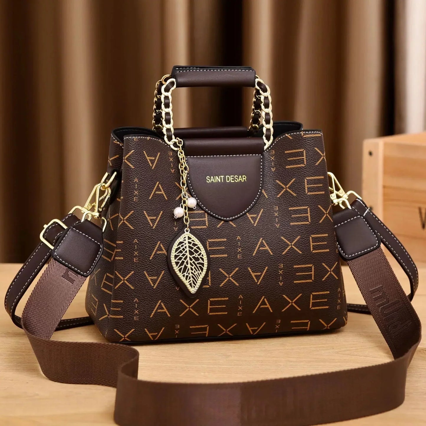 Leather Handbag - Rania