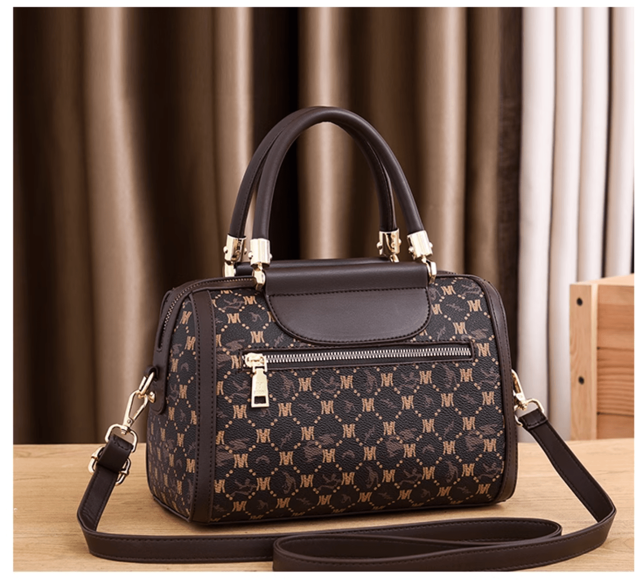 Genuine Leather Handbag - Faria