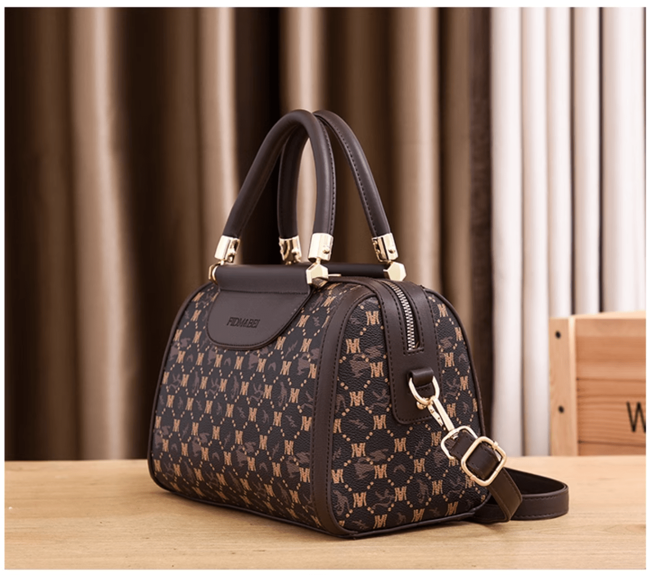 Genuine Leather Handbag - Faria