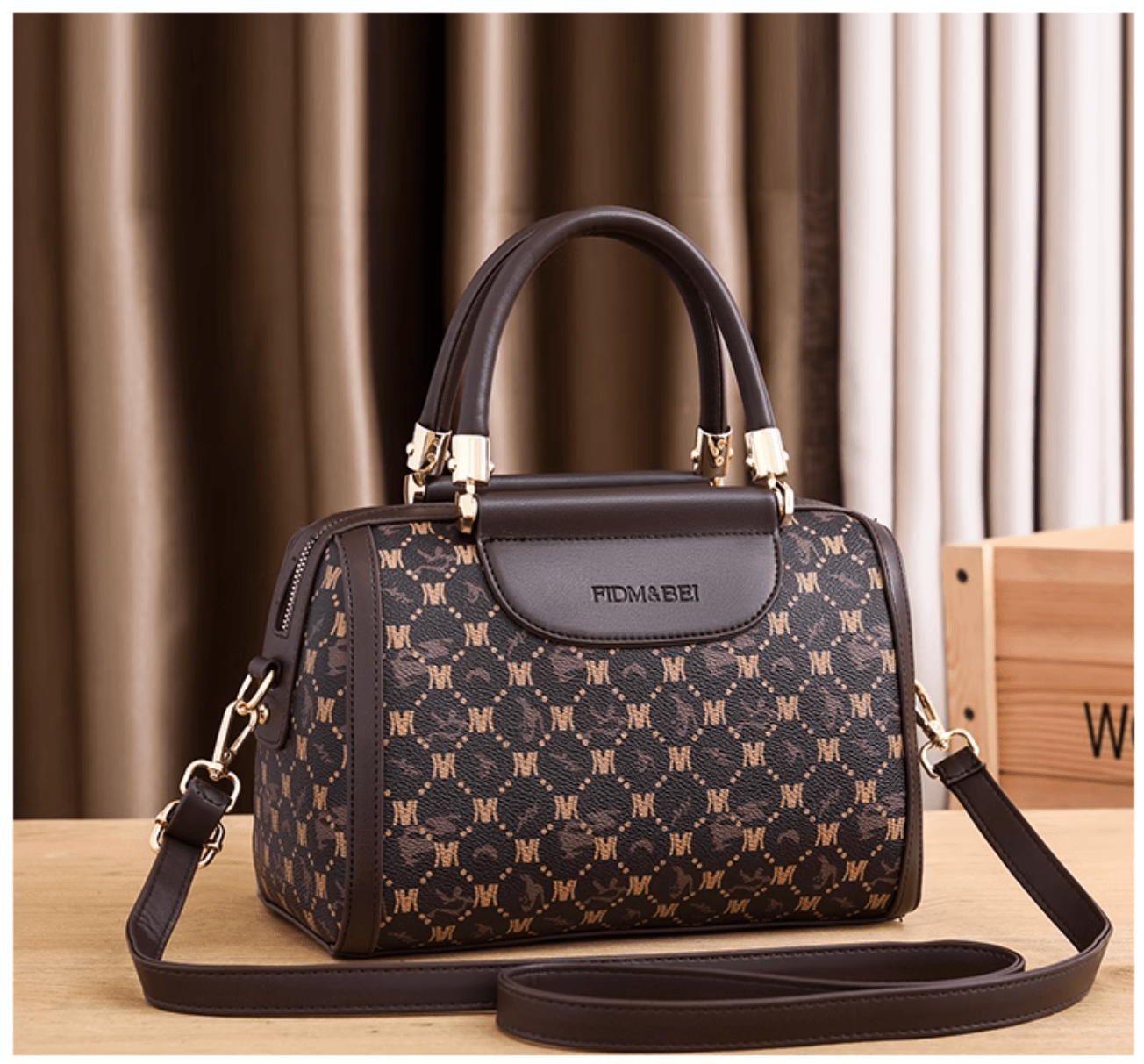 Genuine Leather Handbag - Faria