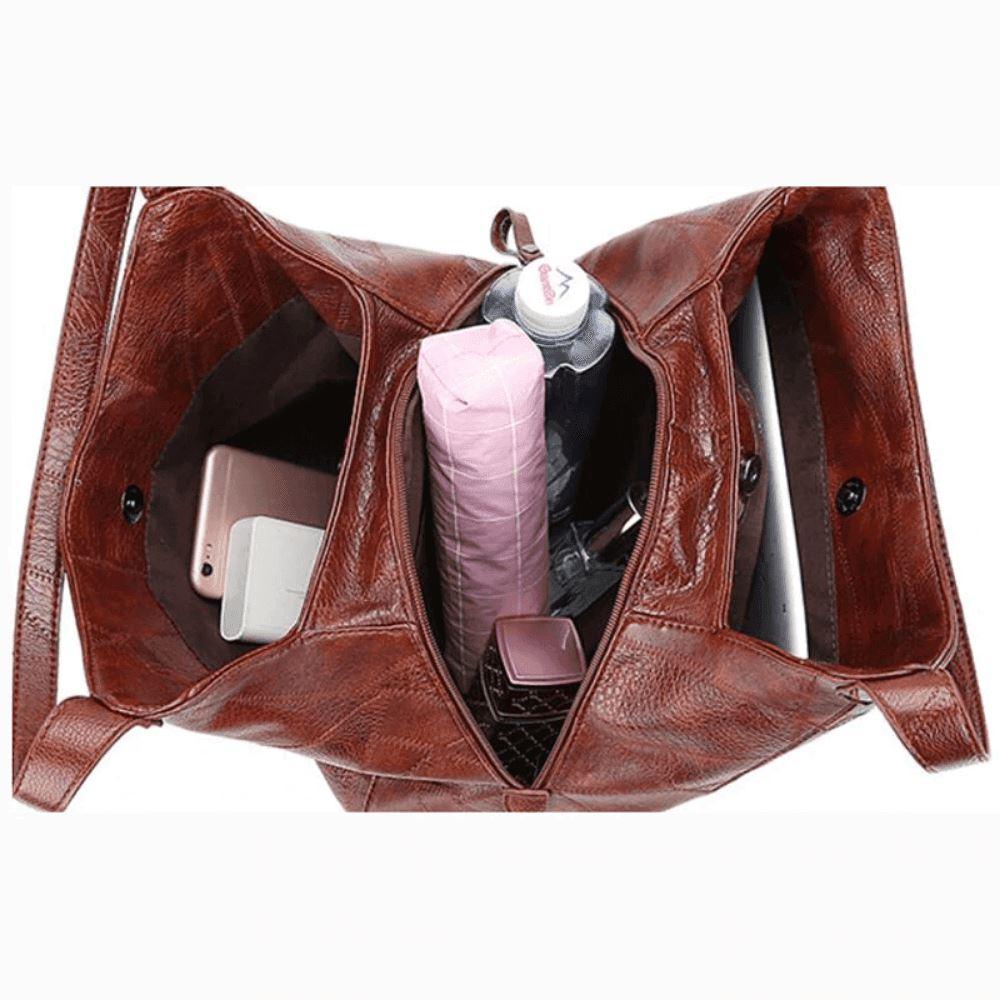 Leather Handbag - Zarela