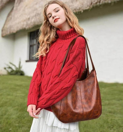 Leather Handbag - Zarela