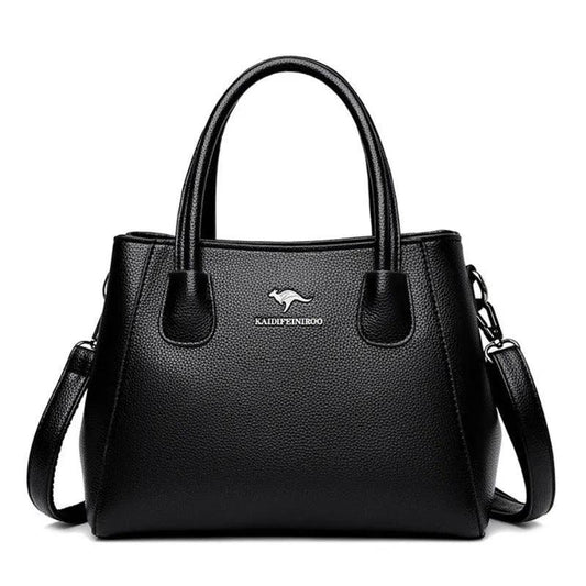 Genuine Leather Crossbody Handbag - Quality