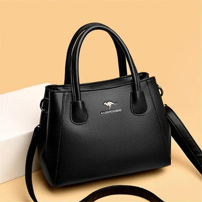 Genuine Leather Crossbody Handbag - Quality