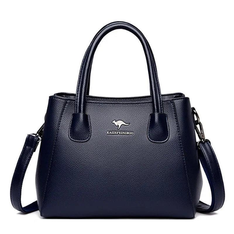 Genuine Leather Crossbody Handbag - Quality