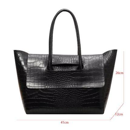 Genuine Leather Handbag - Clove